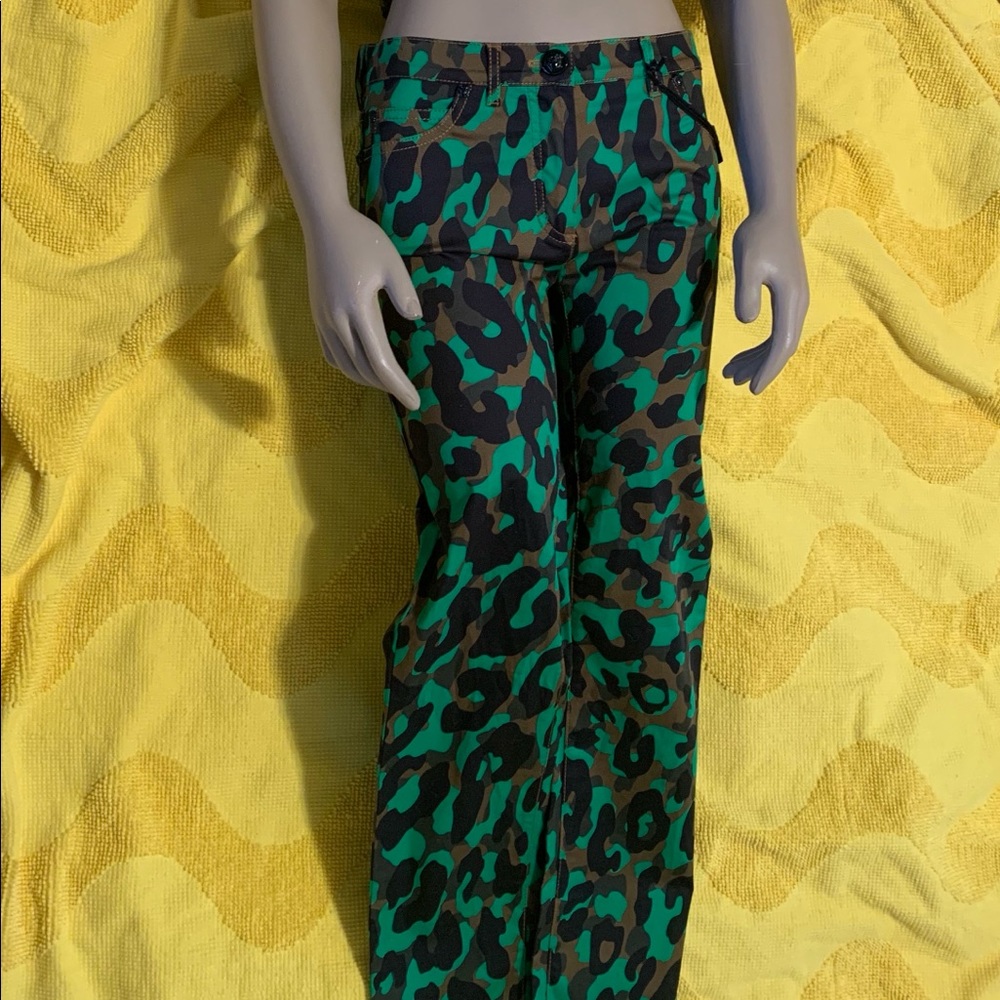 2016 Versace camouflage military pants
